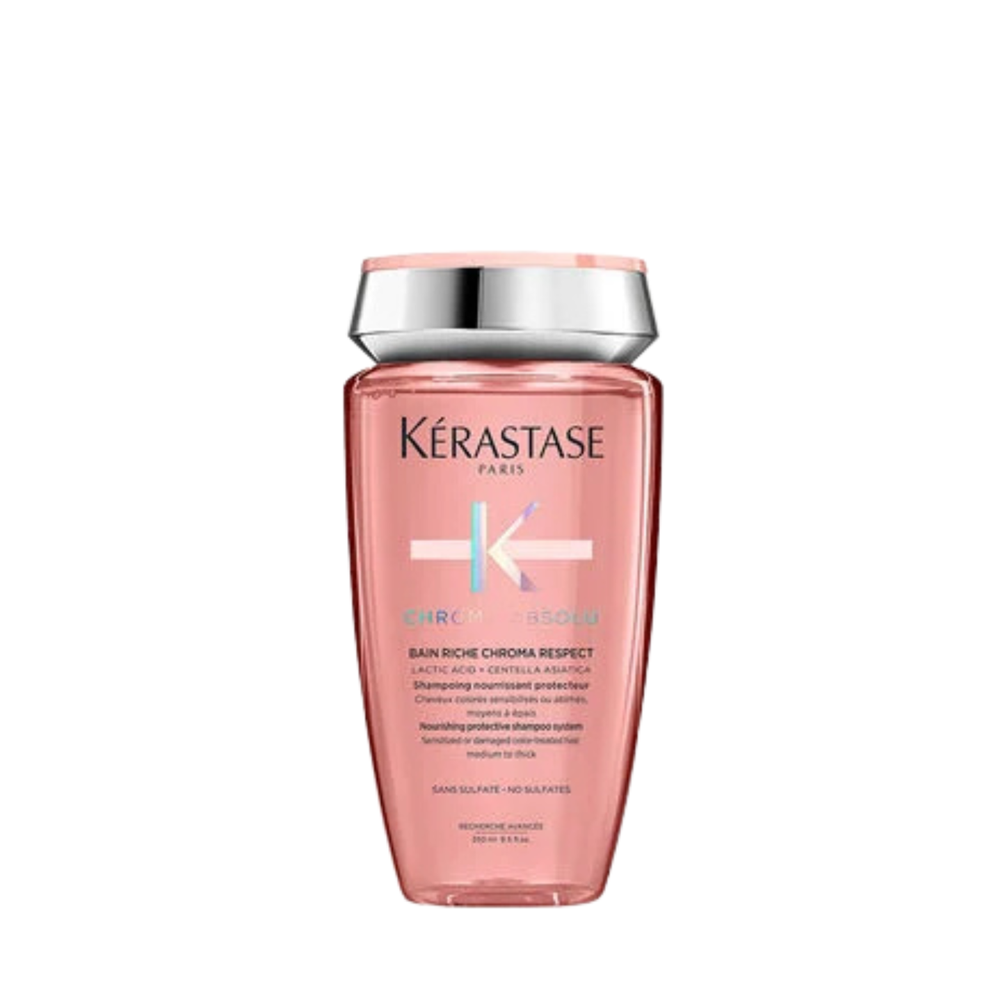 Kérastase Chroma Absolu Bain Riche Chroma Respect Shampoo — sulfate-free frizz control shampoo for color-treated hair available at Bauhaus Salon + Spa in Lake Charles
