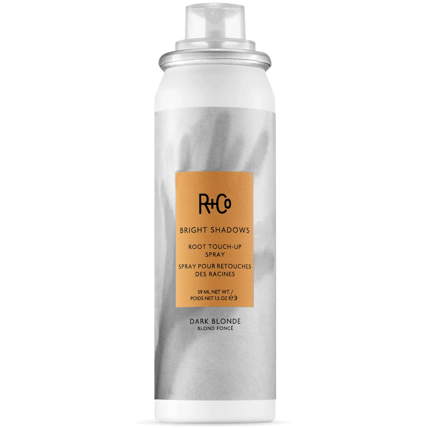 BRIGHT SHADOWS Dark Blonde Root Touch-Up Spray for natural blonde coverage — Bauhaus Salon + Spa Lake Charles.