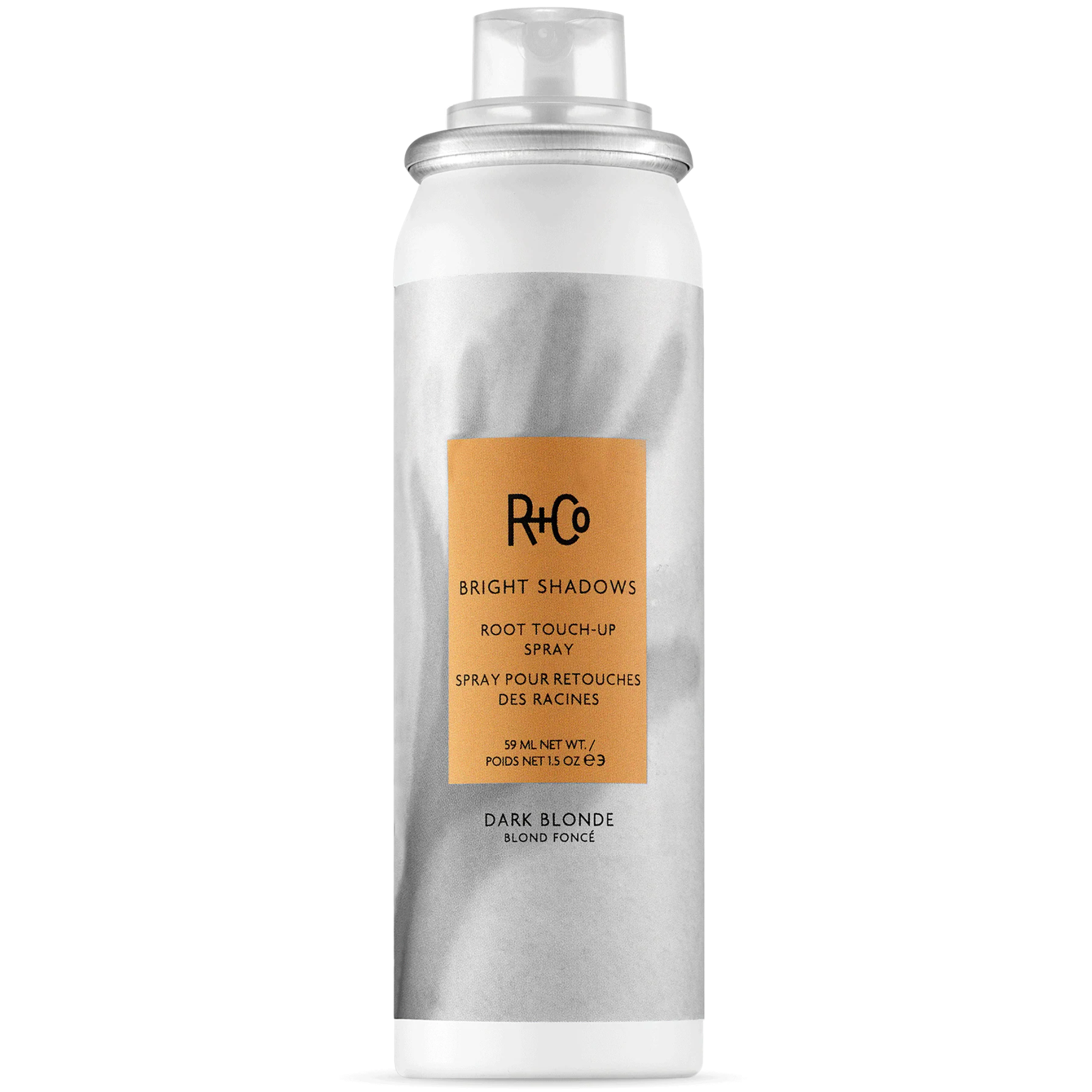 BRIGHT SHADOWS Dark Blonde Root Touch-Up Spray for natural blonde coverage — Bauhaus Salon + Spa Lake Charles.