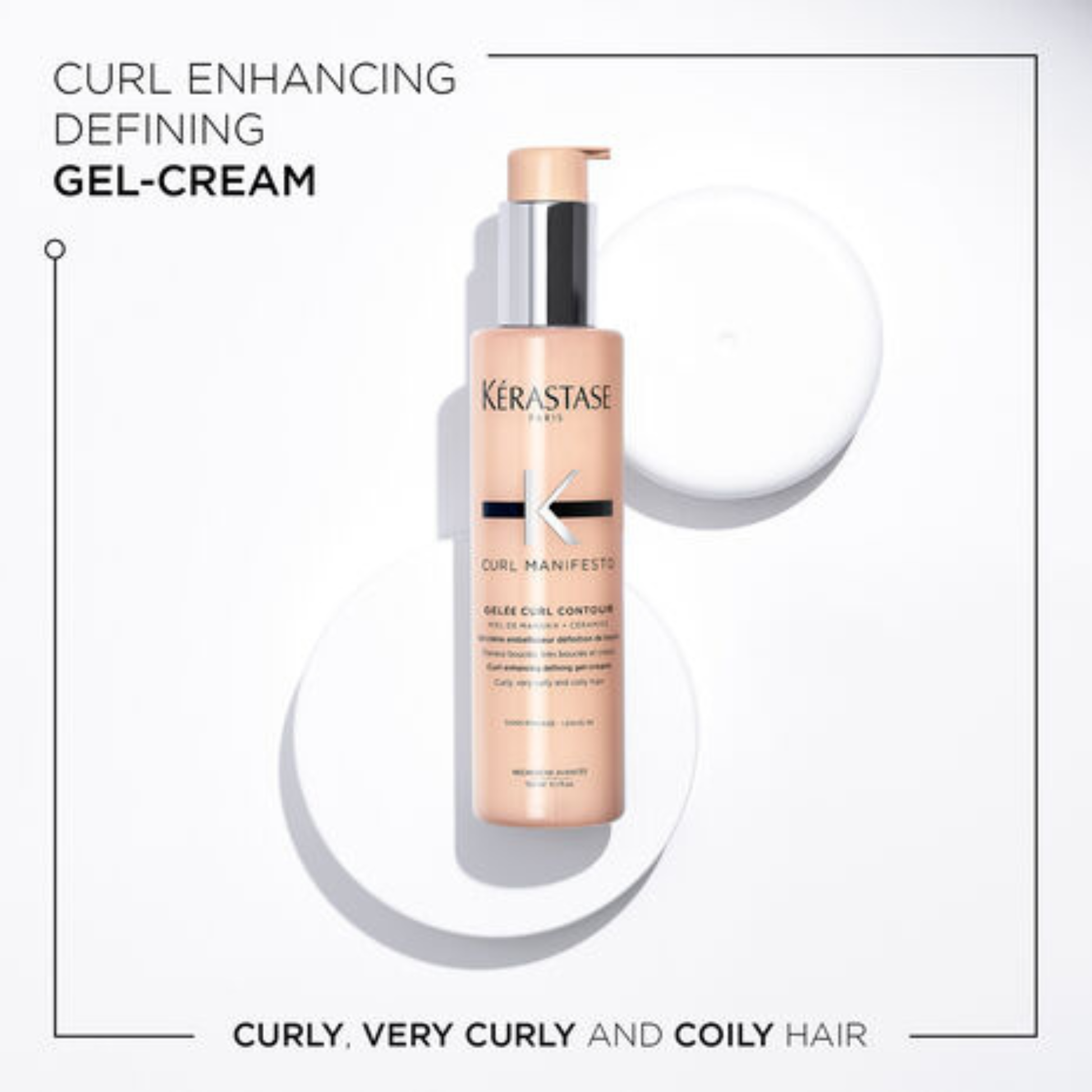 Bauhaus Salon + Spa Lake Charles featuring Kérastase Curl Manifesto Gelée Curl Contour professional curl styling collection