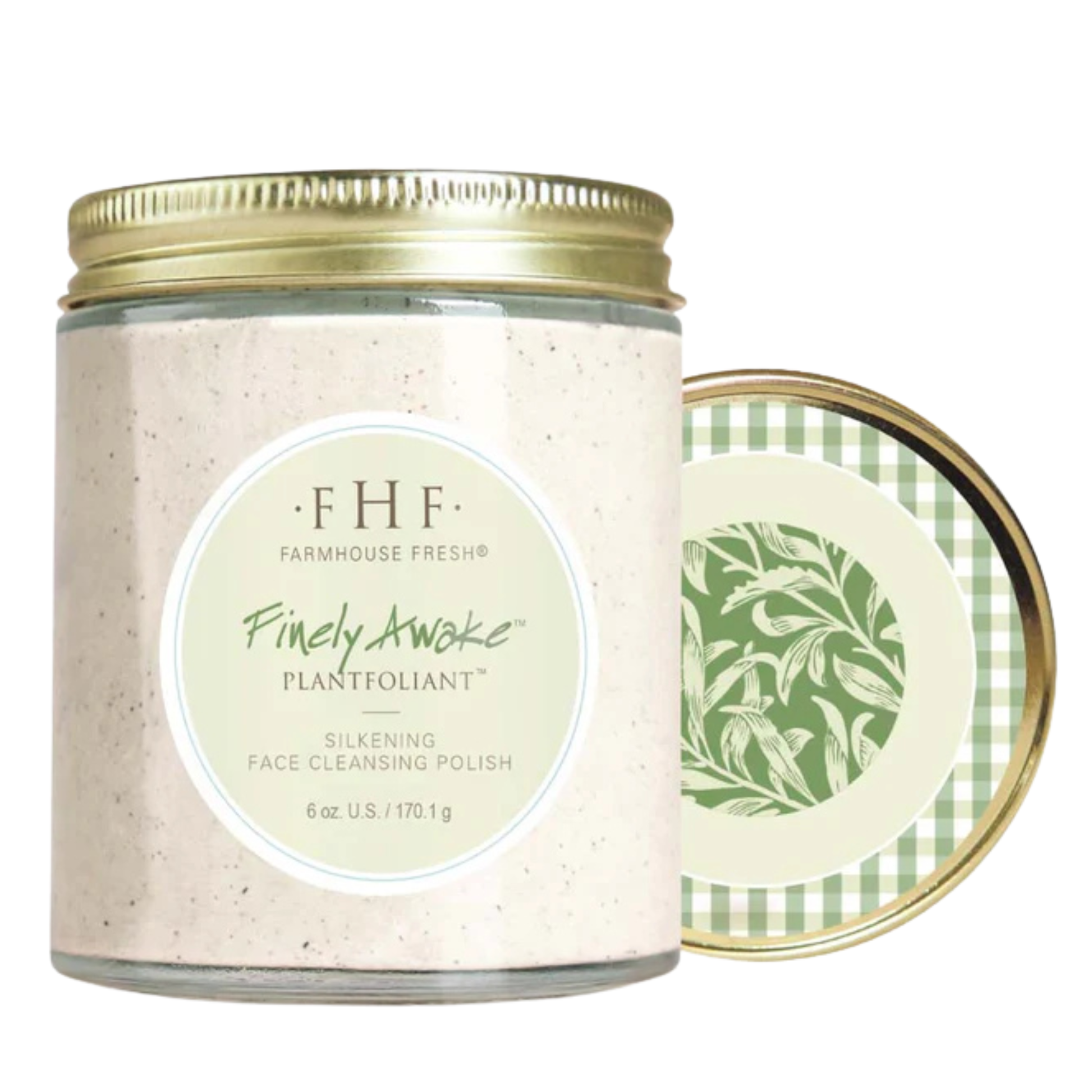 FarmHouse Fresh Finely Awake Plantfoliant Silkening Face Cleansing Polish — vegan, cruelty-free exfoliating cleanser at Bauhaus Salon + Spa in Lake Charles