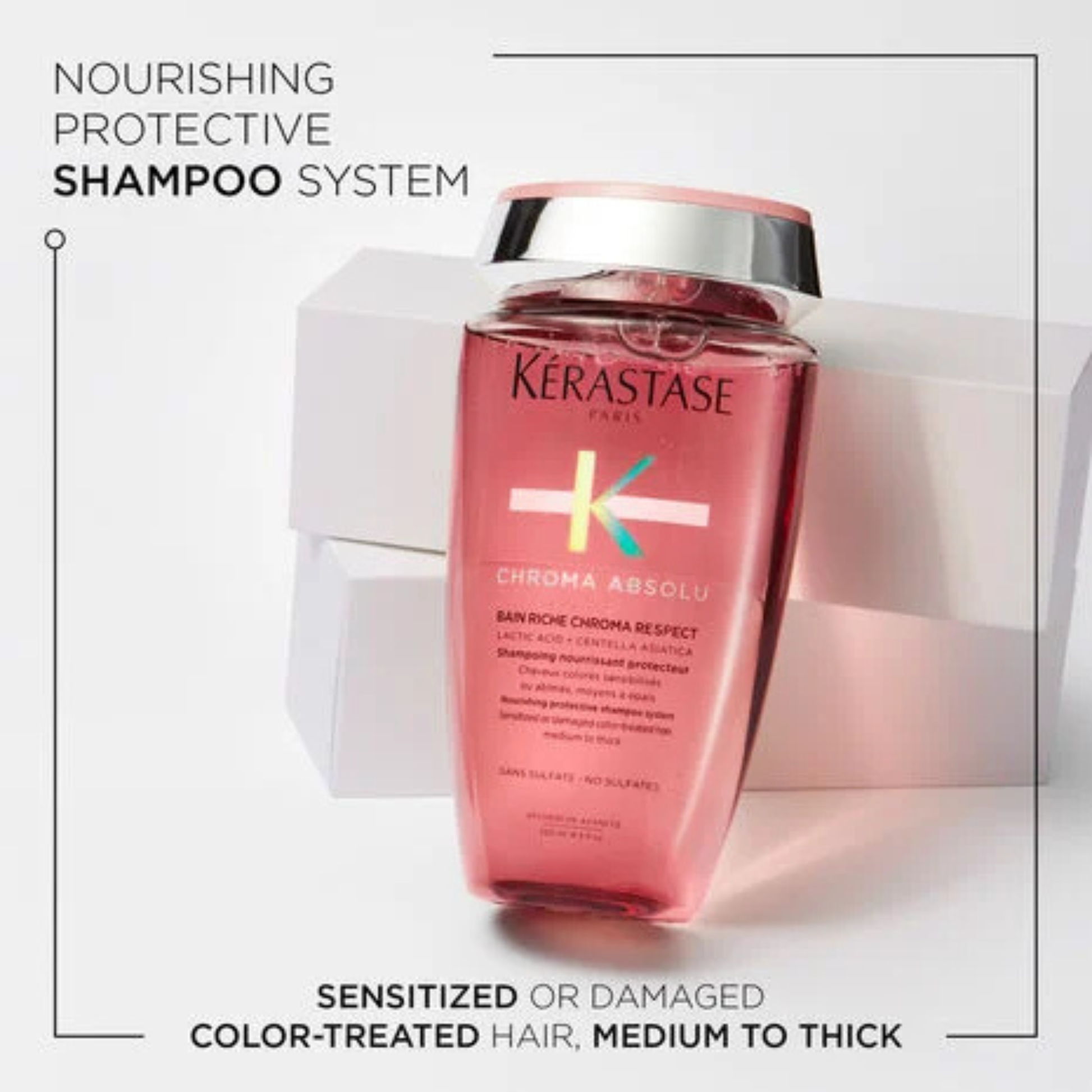 Bauhaus Salon + Spa Lake Charles featuring Kérastase Chroma Absolu Bain Riche Chroma Respect and professional color care collection