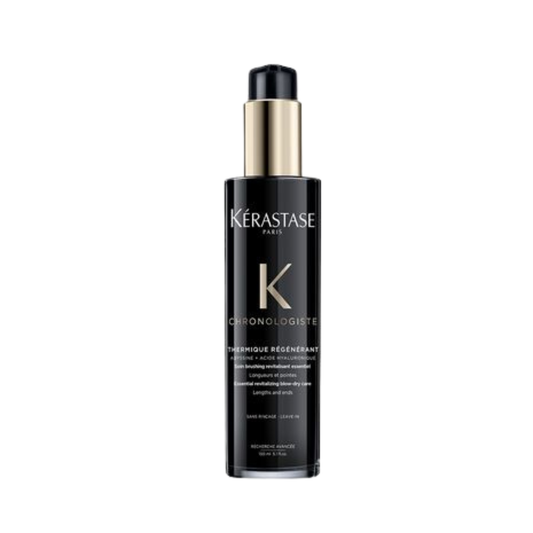 Kérastase Chronologiste Thermique Régénérant — heat protectant blowout cream available at Bauhaus Salon + Spa in Lake Charles