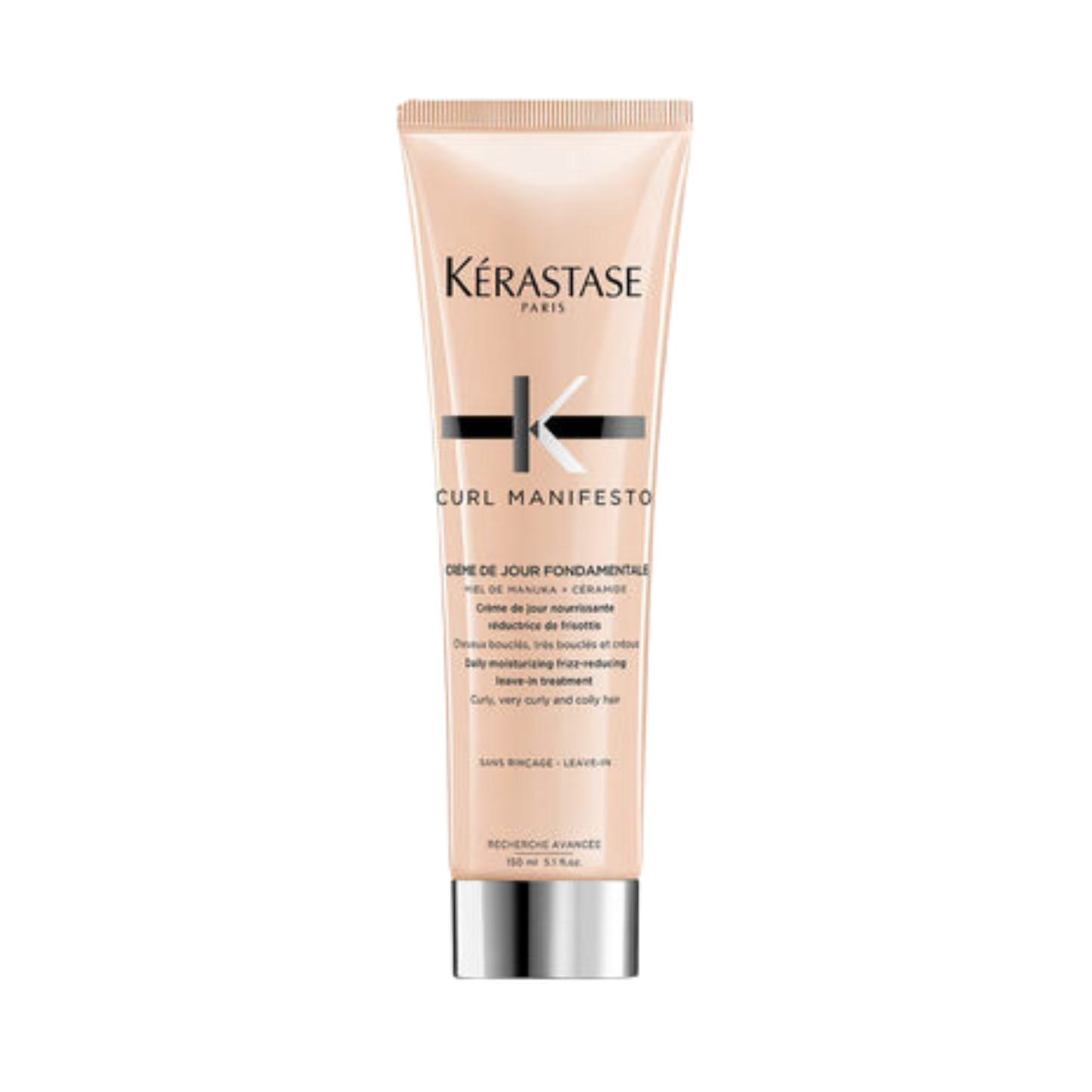 Kérastase Curl Manifesto Crème de Jour Fondamentale — anti-frizz curl cream available at Bauhaus Salon + Spa in Lake Charles