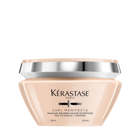 Kérastase Curl Manifesto Masque Beurre Haute Nutrition — nourishing curl mask available at Bauhaus Salon + Spa in Lake Charles