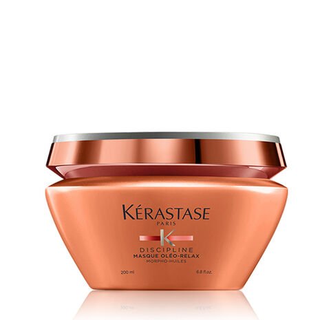 Kérastase Discipline Masque Oléo-Relax Hair Mask — deep-nourishing anti-frizz treatment available at Bauhaus Salon + Spa in Lake Charles