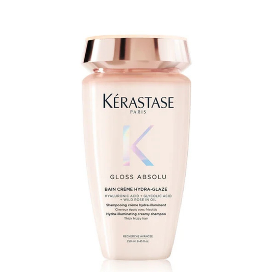 Kérastase Gloss Absolu Bain Crème Hydra-Glaze Anti-Frizz Shampoo for smooth, hydrated, frizz-free hair in Lake Charles