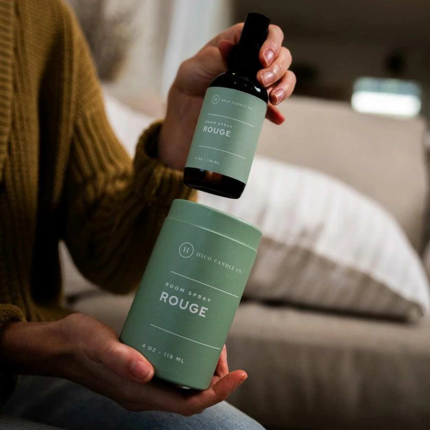 Luxury home fragrance spray by Hico Candle Co. — sophisticated aromatherapy scent for elegant homes in Lake Charles