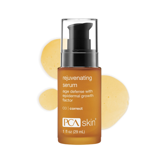 PCA SKIN Rejuvenating Serum for radiant, youthful-looking skin — available at Bauhaus Salon + Spa Lake Charles.