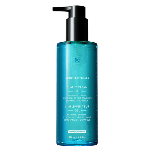 SkinCeuticals Simply Clean gel cleanser for oily and combination skin — available at Bauhaus Salon + Spa in Lake Charles.