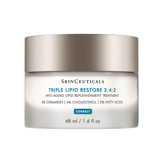 SkinCeuticals Triple Lipid Restore 2:4:2 anti-aging lipid moisturizer — available at Bauhaus Salon + Spa in Lake Charles.